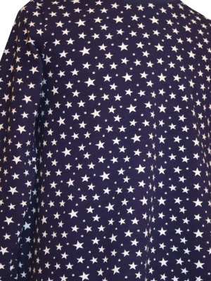 Платье "Базовый ассортимент" со звездами - Размер 98 - Цвет темно-синий - Картинка #2