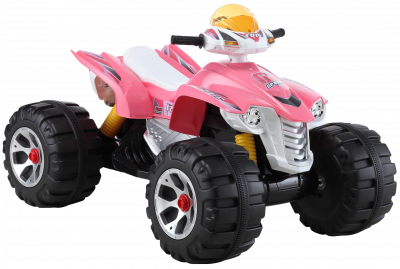 Детский электромобиль  JS318 (12V, колесо 
пластик)  - Цвет розовый - Картинка #1