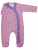 Комбинезон "Лавандовая поляна" с зайчиками - Размер 80 - Цвет фиолетовый - Картинка #2