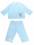 Комплект "Велюр" кофточка и штанишки - Размер 56 - Цвет голубой - Картинка #3