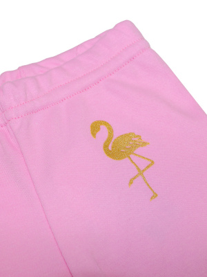 Леггинсы "Фламинго" - Размер 92 - Цвет розовый - Картинка #4