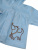 Комплект с капюшоном "Велюр" кофточка и штанишки - Размер 74 - Цвет голубой - Картинка #3
